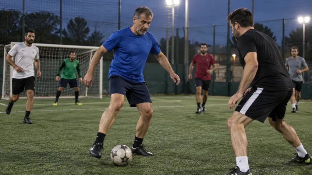 dipendente malattia gioca calcio